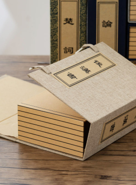 新仿真装饰品古典书籍样板间道具摆设博古架客厅函盒子