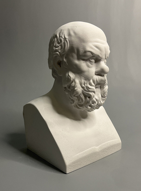 苏格拉底胸像石雕塑装饰级艺术美术素描教具夜市摆摊礼品