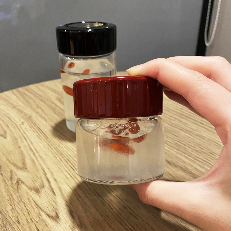 燕窝分瓶带盖瓶小号保鲜盒密封罐自制酸奶杯