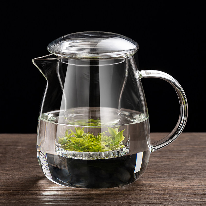 加厚泡茶壶加热过红绿杯子功夫茶具带盖茶壶