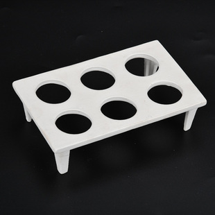 陶瓷坩埚架  9 唐山瓷制坩埚架坩锅9架子陶瓷挥发坩埚架 化学实验