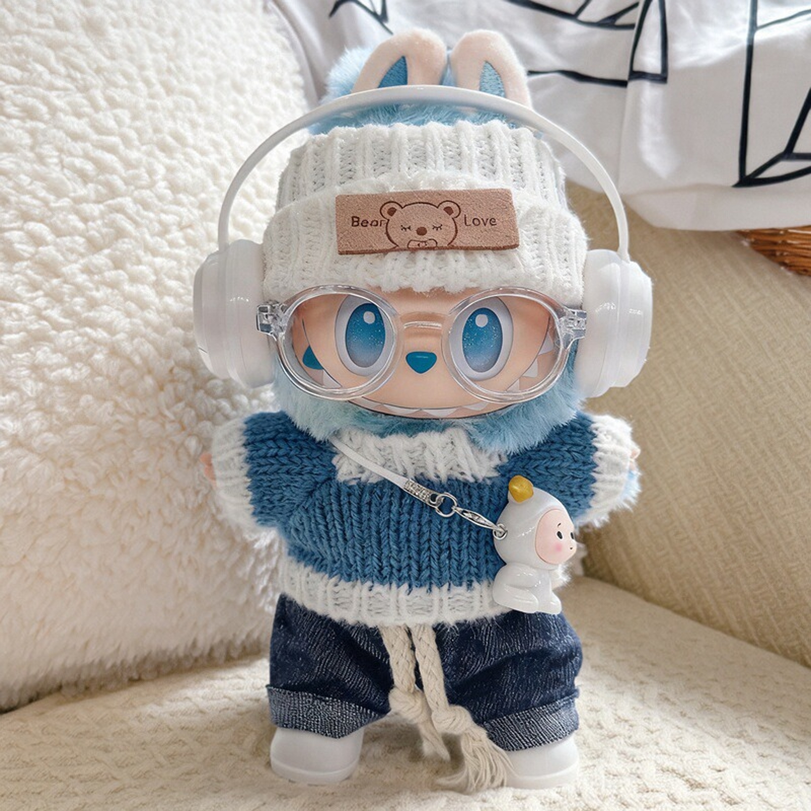 labubu娃衣一二三代前方高能衣服