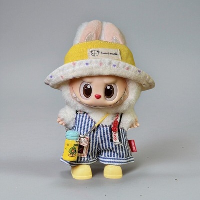 适用labubu娃衣拉布布衣服背带裤