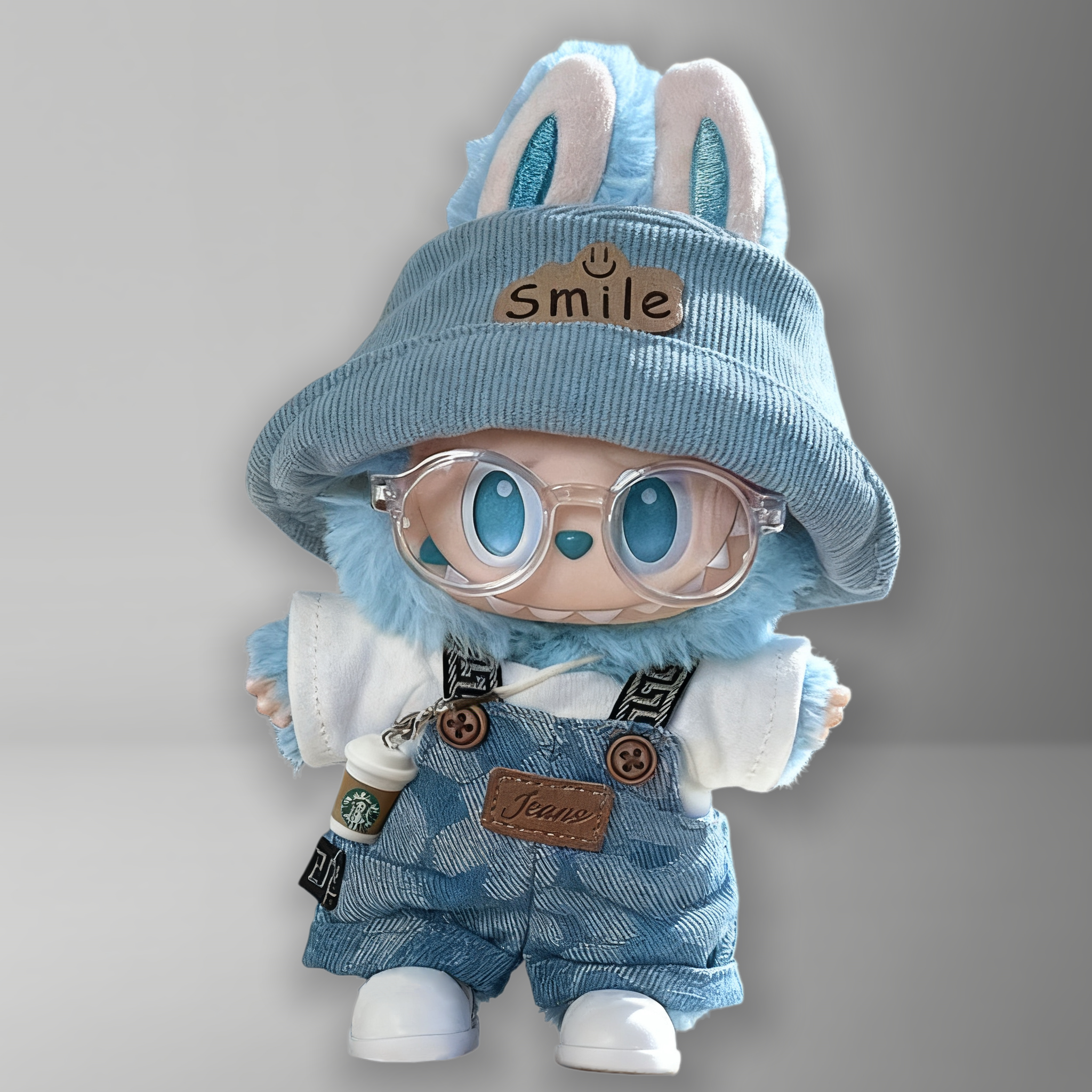 适用labubu3.0娃衣一二三代衣服