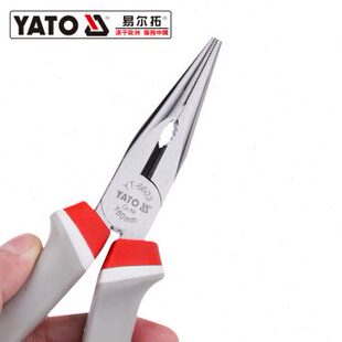 6603 易尔拓 YATO 6604 钢丝钳尖嘴钳子铬镍钢工业级6寸8寸