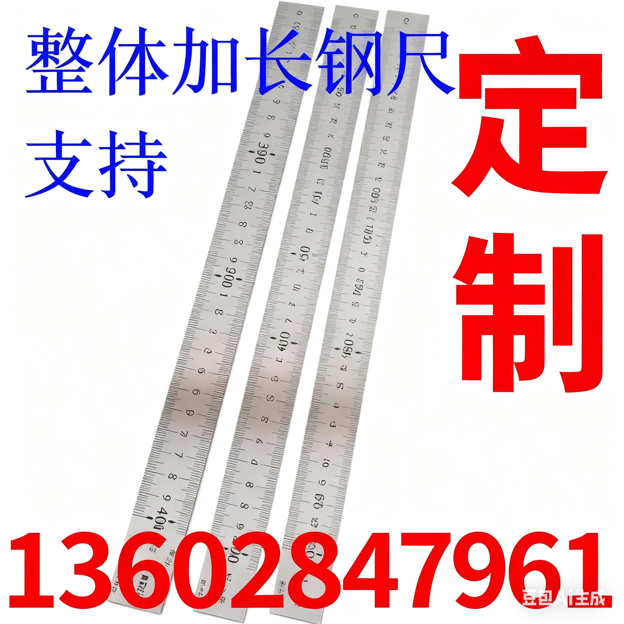 专业定制定做钢尺直尺铭牌刻度尺各种刻度定尺铝合金刻度尺折叠尺