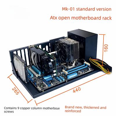 加厚ATX大板开放式机箱 托架工作室裸测试机房电脑华南X79游戏X99