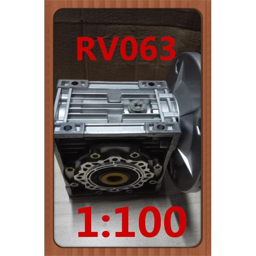 NMRV 涡轮蜗杆减速机 RV063 1:100 输入孔19键6 WJ60-100-80B5