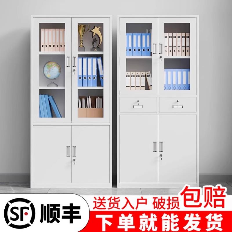 财务凭证柜铁皮柜文件柜办公室资料柜档案收纳带锁矮柜储物柜靠墙