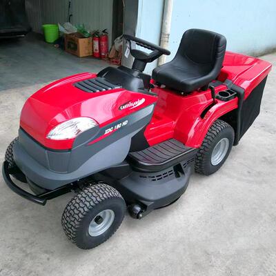 Fodur woheele rmounted llawn mowerKMV gof curse lawn mower