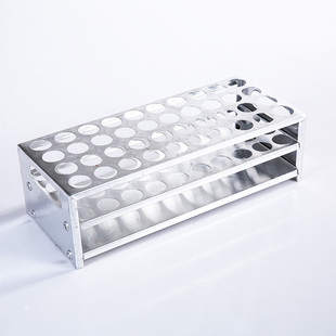 试管架实验室铝制大小圆形径耐用坚固试管架子