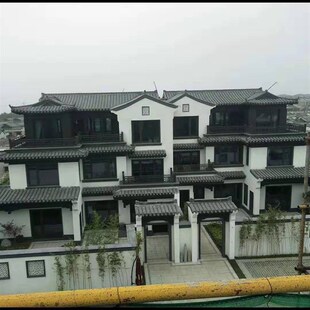 仿古瓦青瓦片小青瓦徽派瓦片屋顶小瓦围墙瓦装饰古建猫头滴水