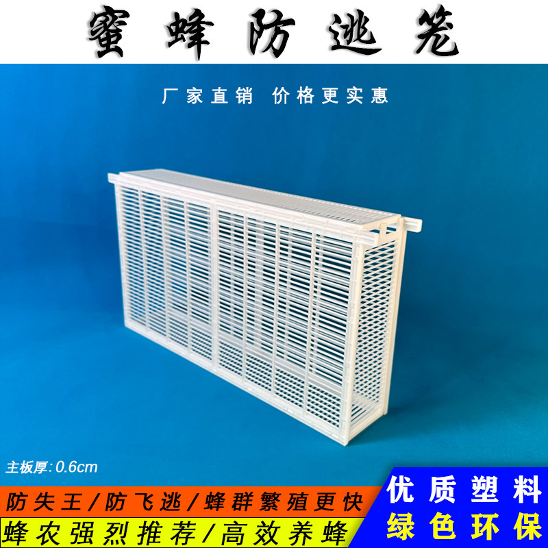 蜜蜂箱塑料隔王栅防跑防盗器箱多王养殖分蜂工具中蜂意蜂防逃框
