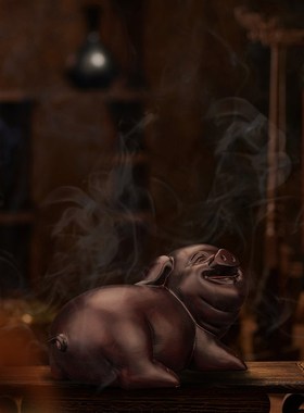 习习生肖木制木兔木猪木马