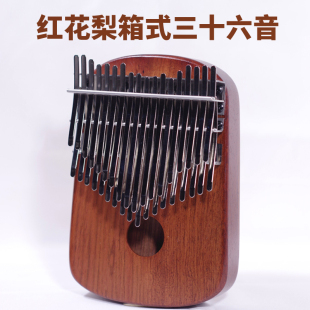 全音半音阶拇指琴卡林巴 音 音新手入门演奏层全单实木楠竹