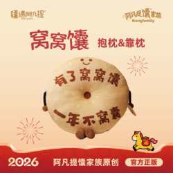 新疆文创 阿凡提馕家族 窝窝馕抱枕