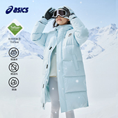 亚瑟士童装 2024年冬季 新款 Asics 羽绒服长款 保暖特氟龙三防外套厚