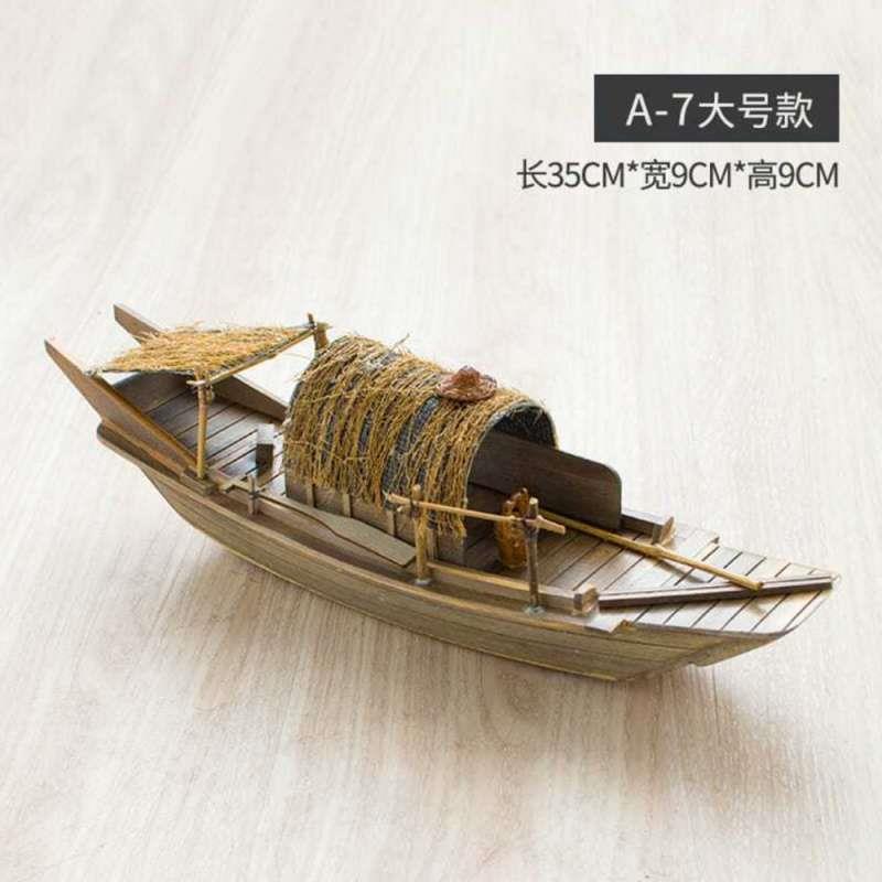 绍兴乌篷船特色民间工艺品帆船模型收藏船模摆件送礼佳品