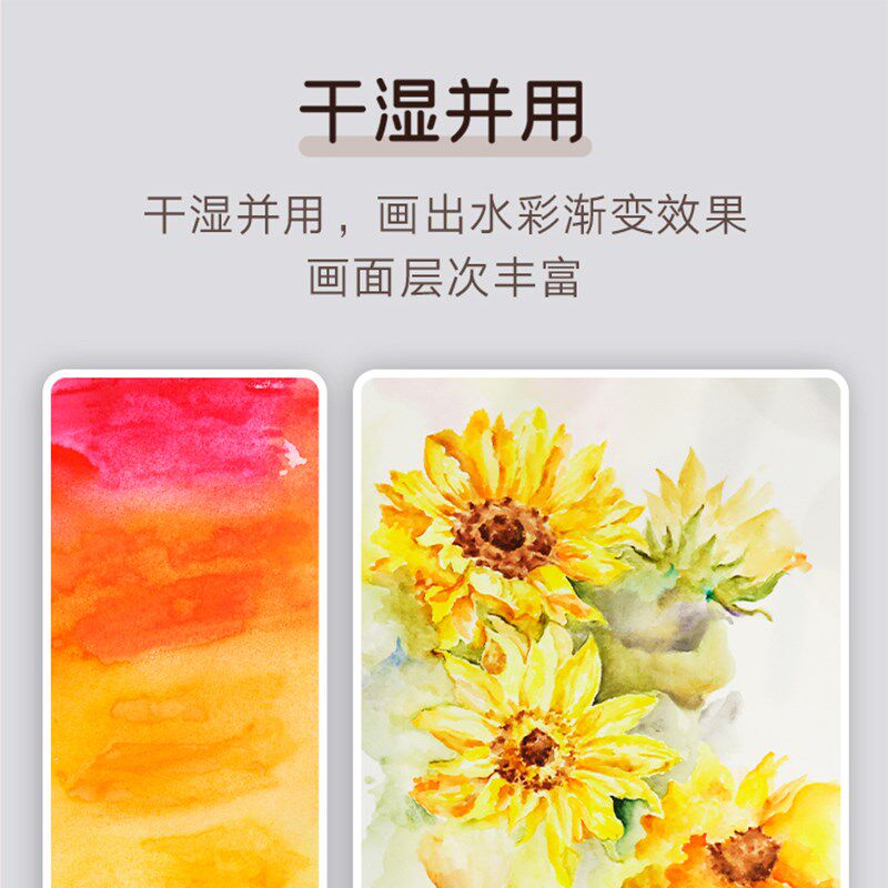 秀普富卡勒 水溶性 彩铅彩色铅笔美术生儿童画画绘画手绘涂色彩笔