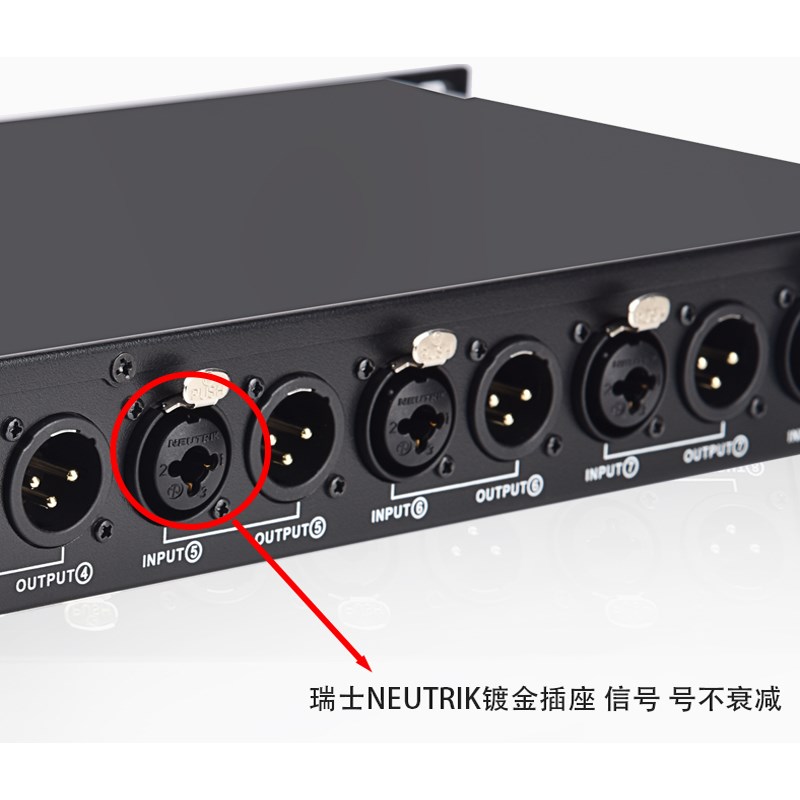 鹏讯音频隔离器音响系统共地干扰噪声隔离器电流声杂音消除器降噪