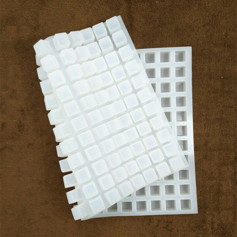 梨糖模具酸奶块果干模具炒糖冰块冰格方格方糖模具硅胶