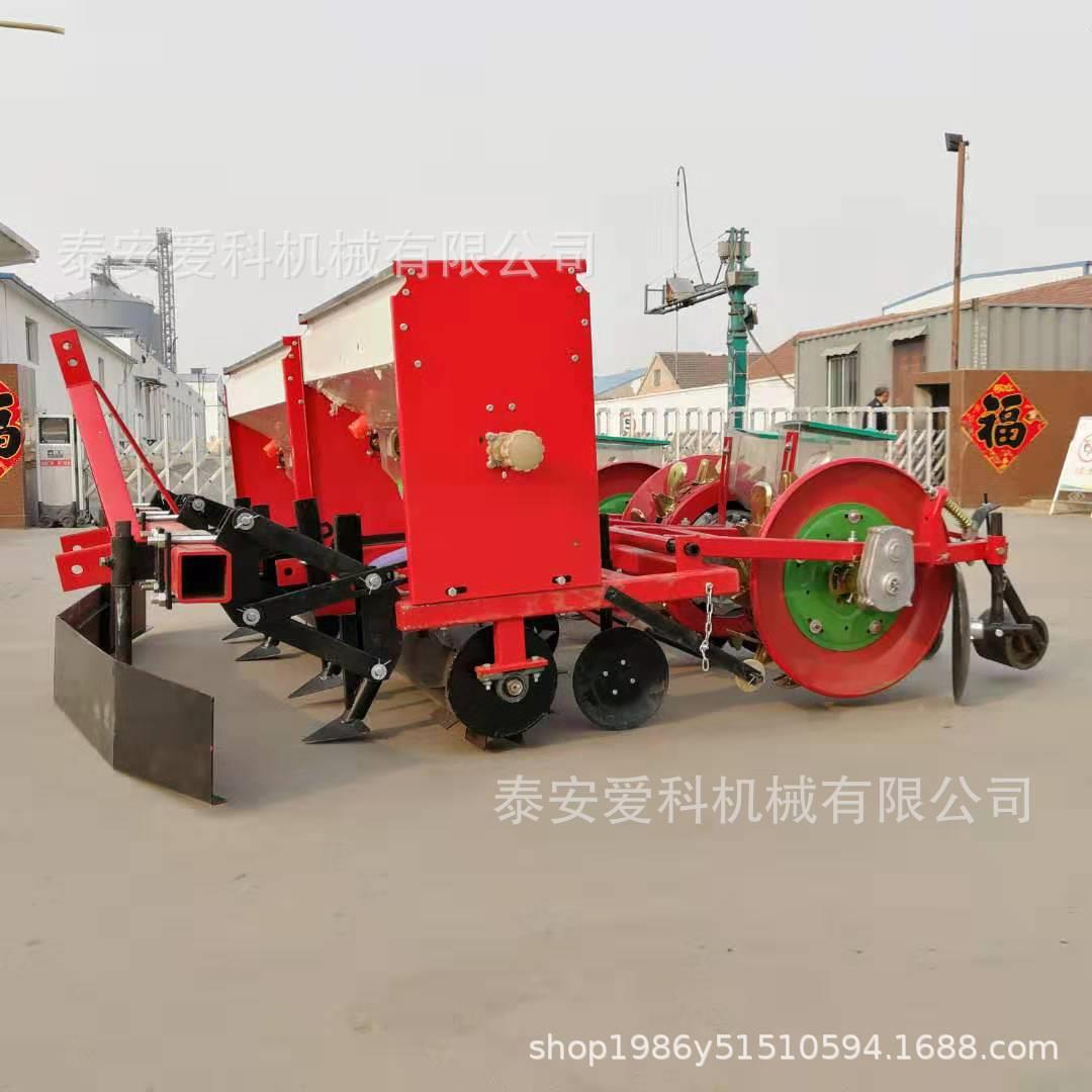 玉免米谷物膜上种植精玉米谷物播机可施 肥覆膜滴灌扣植膜种机