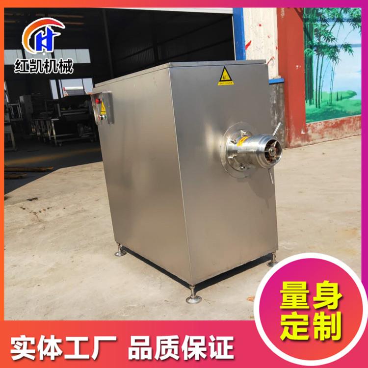 电鸡HK-100骨架自动绞肉冻机100 型带骨冻肉绞肉机 肉绞肉灌动肠