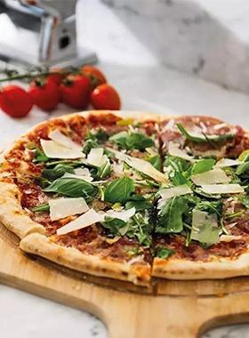 质木披萨盘烧烧烤吃西餐小牛烤排盘烘焙YIP木质托盘芝士盘