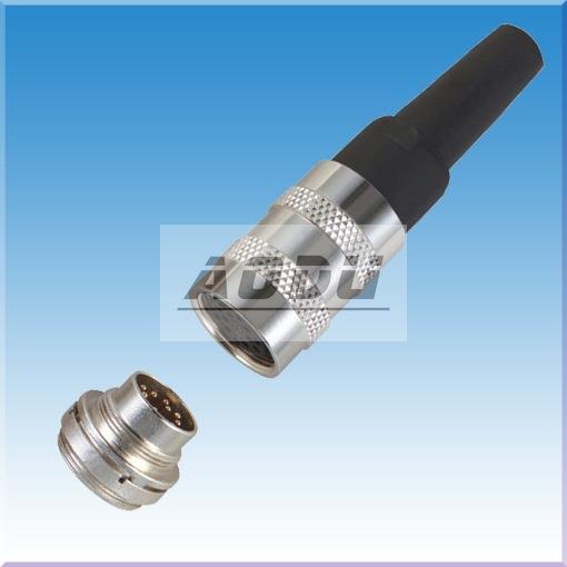 J09宾得423圆形连接器amphenol C091 723航空插头 公座母头互插