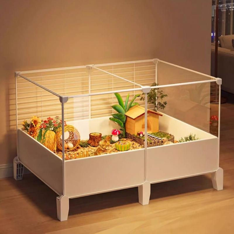 饲养箱小屋宠物鹌鹑芦丁鸡观赏家用造景鸡笼子卢丁鸡室内幼鸡