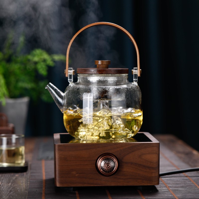 新型端电陶炉冬天围炉煮茶迷你小号煮茶炉加热底座小罐茶煮茶器