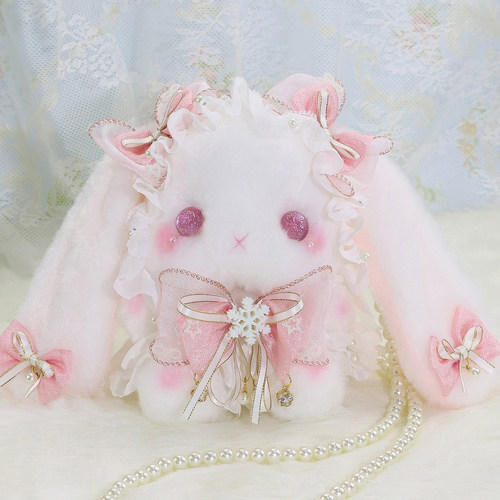 熊兽梦想星Lolita双肩手作兔包