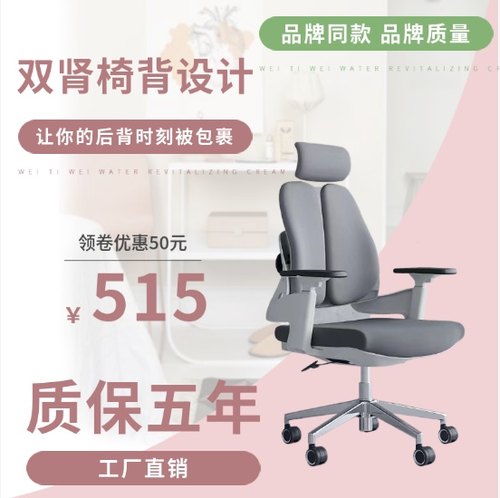 体工学椅电竞电脑椅舒适久坐护腰学习椅书桌办公椅躺