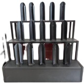 带轮汽车改色膜汽车膜车罩展架隔热膜展示架阶梯式 展架竖放式