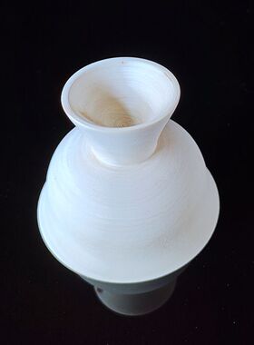 椴木胎大漆胎脱胎漆器生漆木杯漆艺材料底胎漆画木胚 足杯