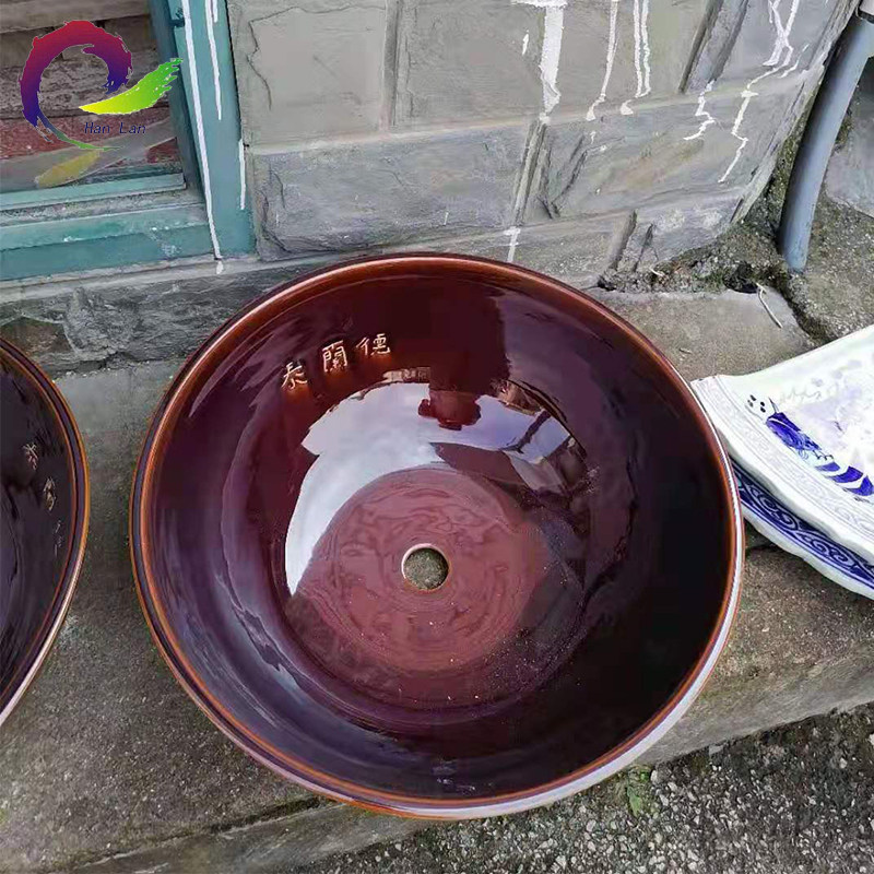 古法按摩洗脚盆放石头进去泡脚缸泰式足浴店按摩泡脚盆大小号