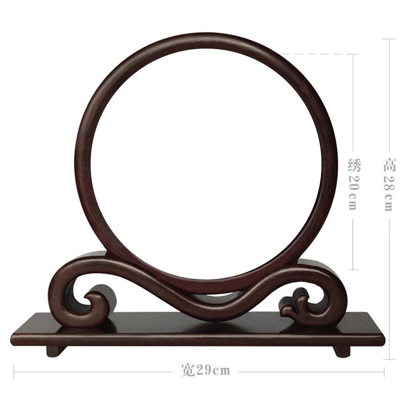 木质框架面绣苏绣影楼相框剪纸字麦秆画胎毛画镶嵌石头皮影