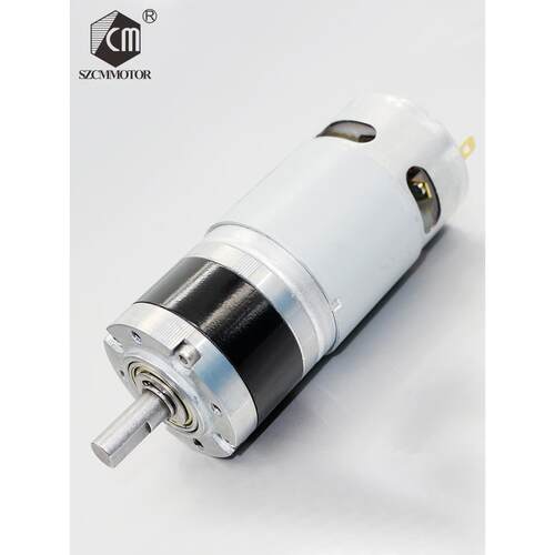 42-775直流减速电机行星齿轮12v24v大功率大扭矩微型调速低速马达