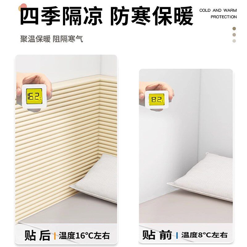 床头防撞软垫加厚装饰榻榻儿童房软包墙围自粘墙床围靠墙