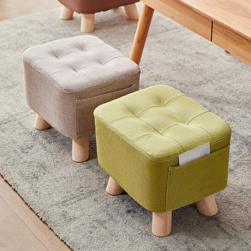 客厅时尚实木茶几凳儿童木板凳客厅小现代