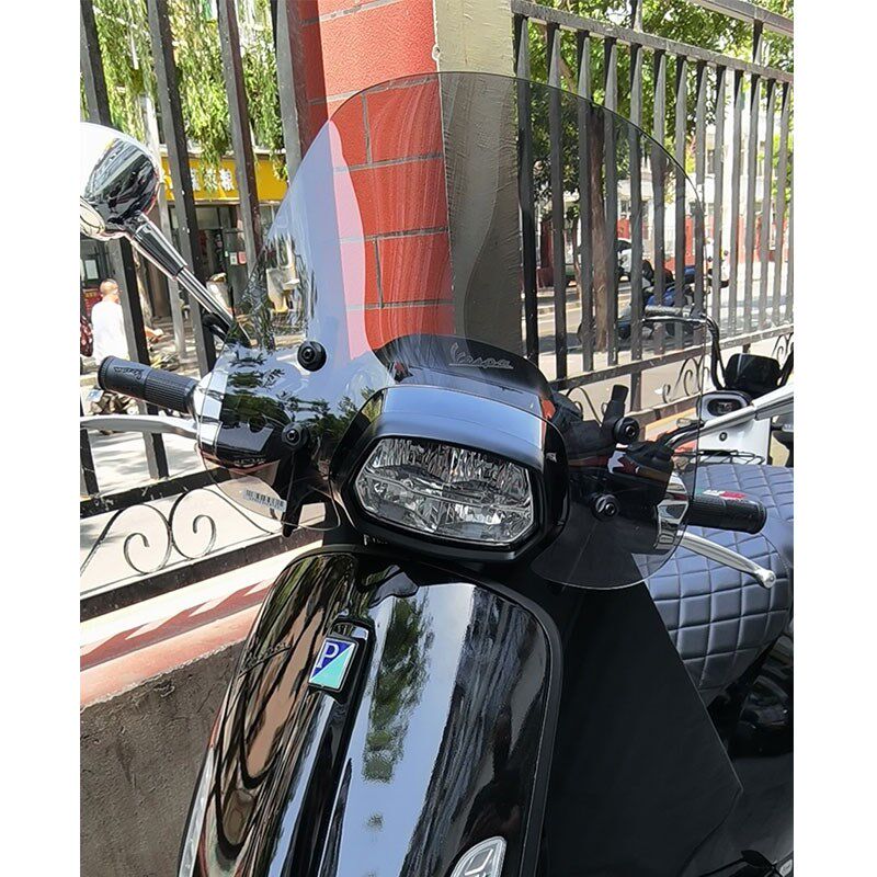 比亚乔冲刺改装挡风前挡风风挡防风板护胸