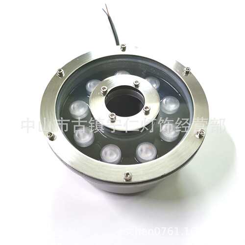 圆160喷泉灯、9W12W涌泉灯、单色七彩水下灯、LED灯具厂家