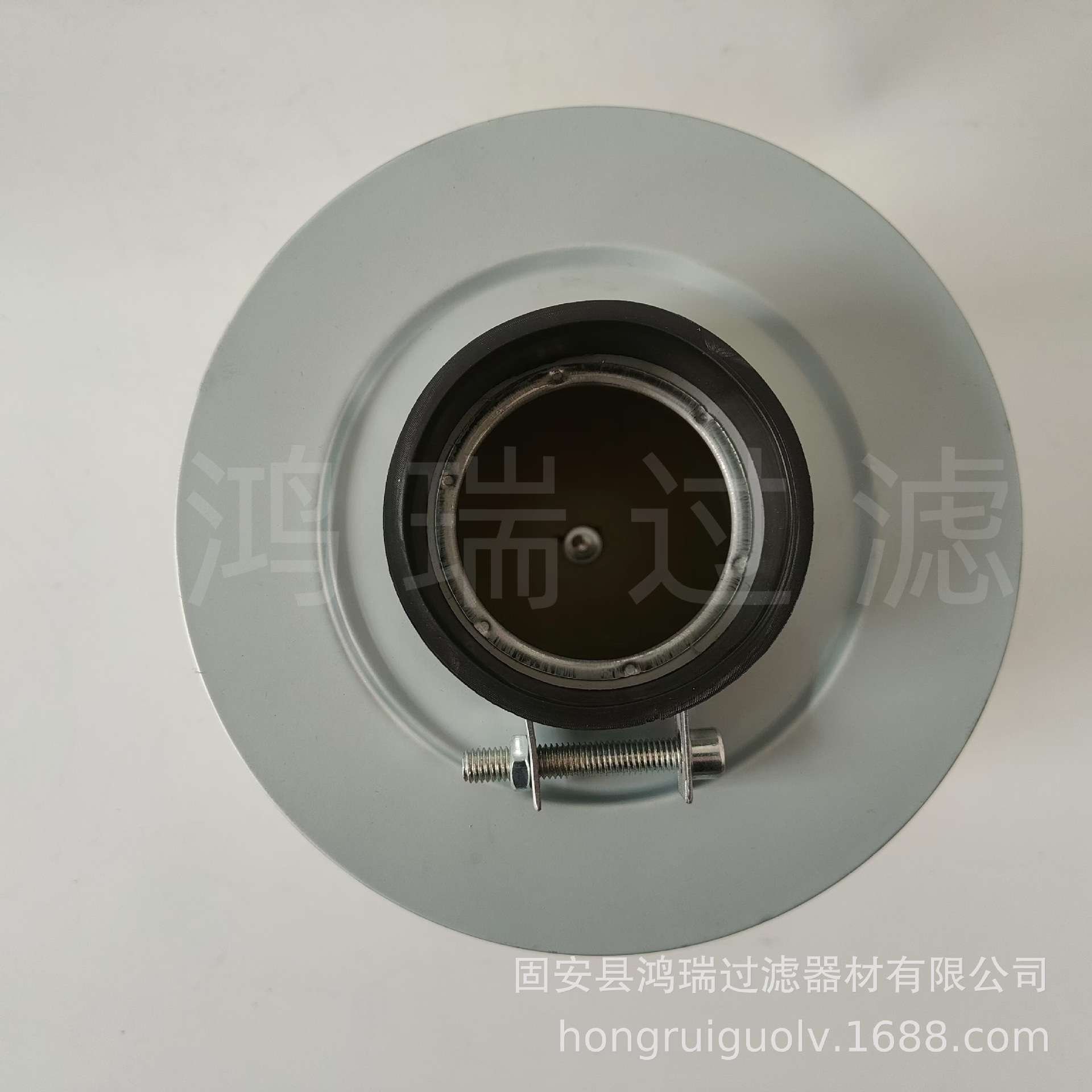 德斯兰一体空滤自带防雨帽空滤芯125*170*48口总成带卡箍空滤芯