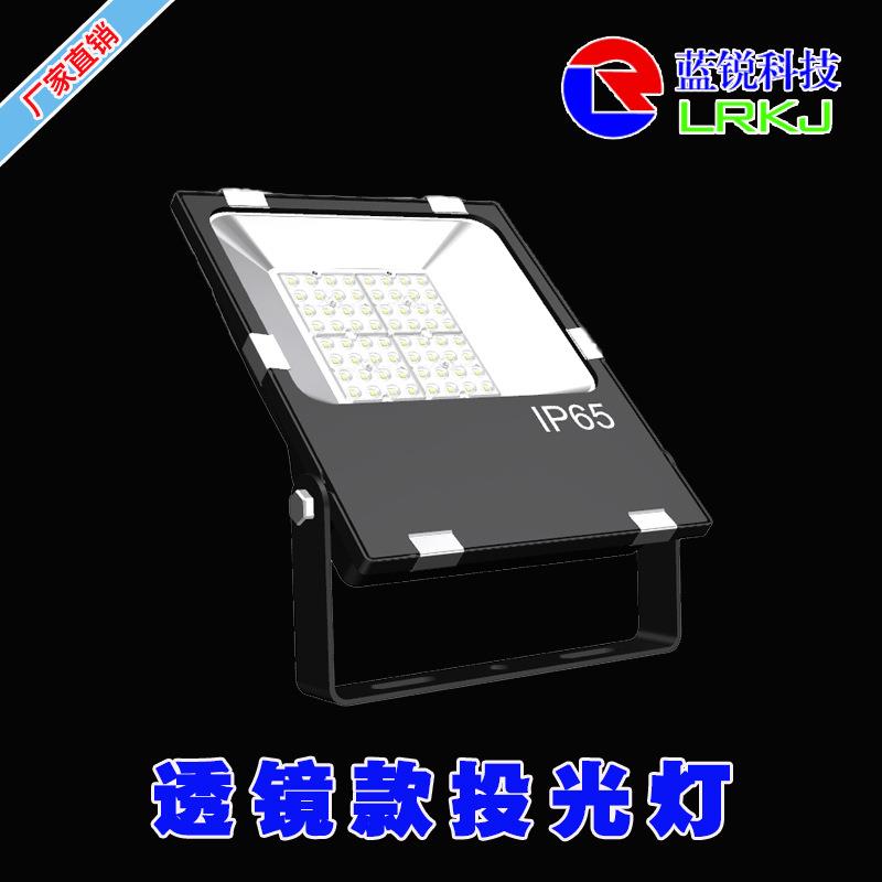 蓝锐照明LED投光灯路灯景观公园河道亮化透镜款2020新款泛光灯