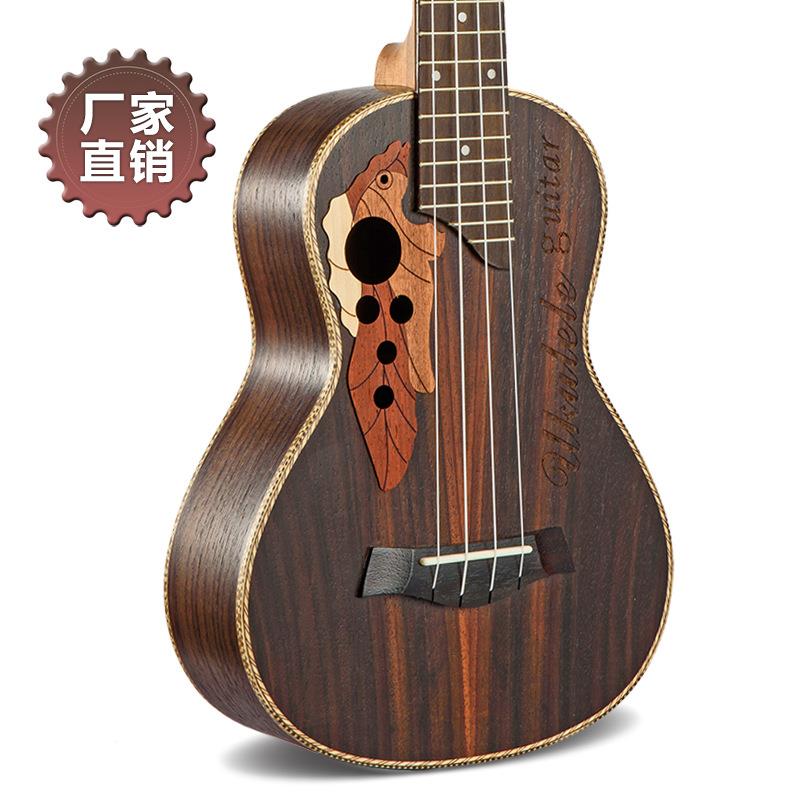 23寸葡萄孔玫瑰木尤克里里 夏威夷Ukulele乌克丽丽四弦琴小吉他