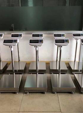 汉衡TCS-300公斤计重落地称工厂地磅带报警防水耐高温电子台秤