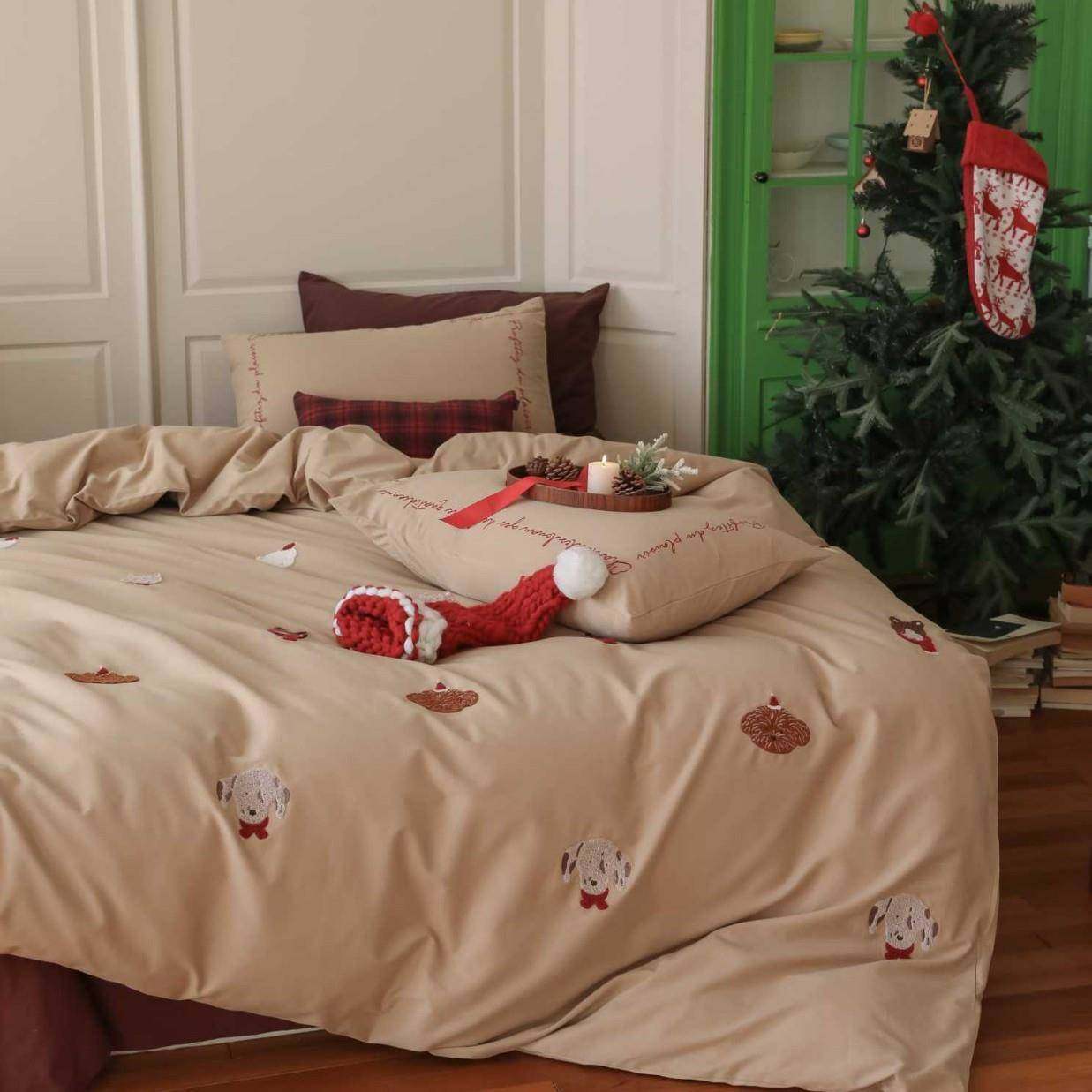 圣诞新年快乐系列婴儿棉纯棉磨毛四件套全棉加厚毛巾绣床品,农机/农具/农膜,其它农用工具,淘宝优惠券,粉丝福利购,淘宝优惠卷