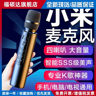 无线蓝牙话筒音响一体麦克风手机K歌全民唱歌家用连电视KTV卡拉ok