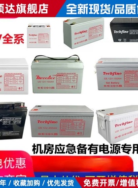 Techfine 泰琪丰蓄电池UD12V-17AH安防7.2AH9A12A24A38A40A65A100