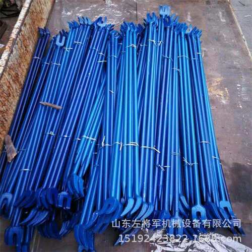 矿用羊角形铁路撬棍 道轨钢锻打撬棍 道钉起子模具锻造成型